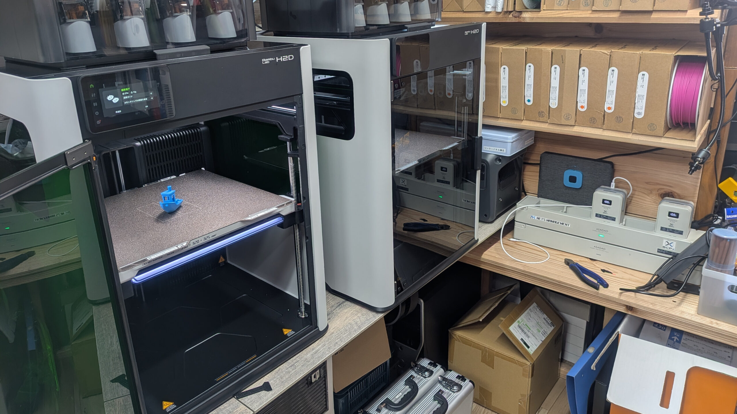 3Dプリンターを増設し、開発・製作体制を強化しました